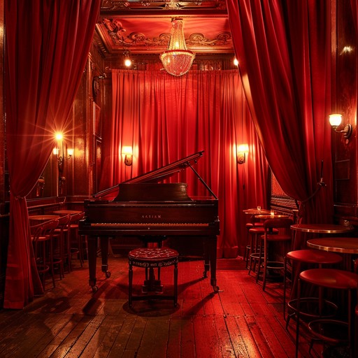 Elegant piano and soft strings create a romantic ambiance, reminiscent of intimate moonlit nights in parisian cabarets. This instrumental piece captures the essence of love, nostalgia, and longing.