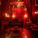 tender love whispers in moonlit parisian cabaret setting