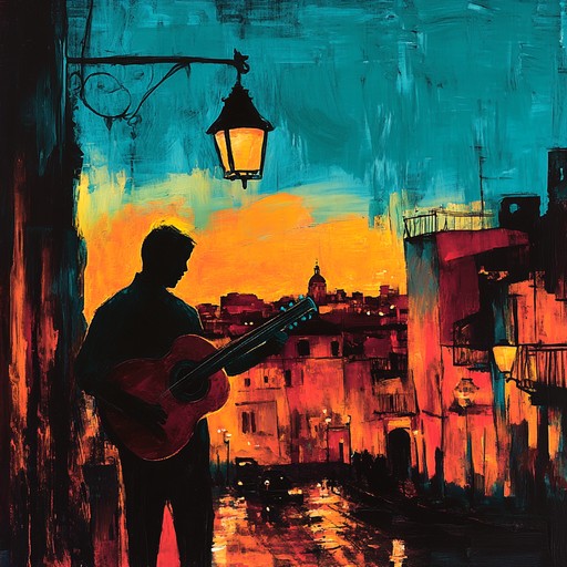 Immerse yourself in an instrumental journey that blends heartfelt flamenco guitar melodies with rhythmic hip hop beats, capturing the passion and energy of urban life. The mix of soulful strings and driving percussion evokes the emotions of city dwellers, from quiet moments of reflection to the vibrant pulse of the streets.