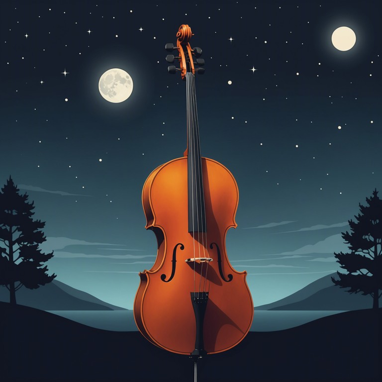 As the night deepens, this music delves deeper into the soulful connection between rhythmic rumba beats and the rich, layered tones of the cello, creating a soundscape perfect for moments of solitude or intimate gatherings under the moonlight