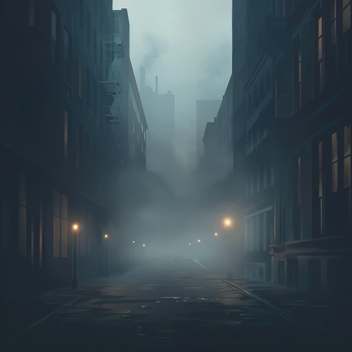 Picture walking alone through empty city streets, the echo of distant sounds creating an atmosphere of introspection and isolation. Subtle piano melodies and electronic effects merge with ambient field recordings, conveying a deeply melancholic and mysterious vibe.