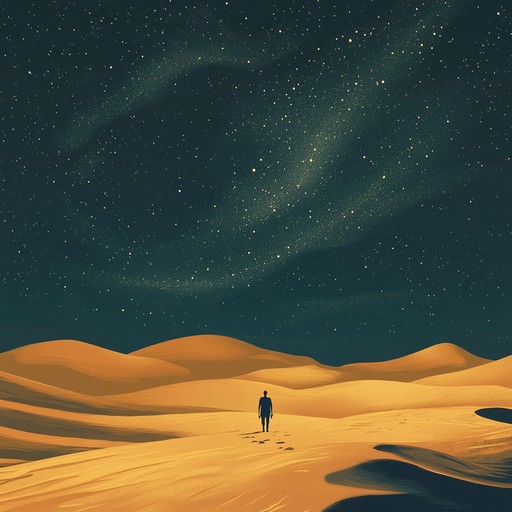 This instrumental piece captures the essence of the middle eastern desert, blending enchanting melodies and rhythmic patterns that evoke images of caravans crossing vast sands under starlit skies.