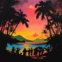 an upbeat calypso instrumental capturing joy of tropical evenings