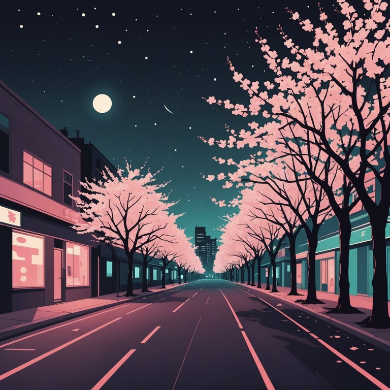 This track captures the essence of a vibrant, bustling street in tokyo during sakura season, infused with electric beats to energize and uplift the listener.