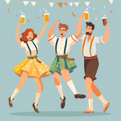 This lively instrumental track is infused with the vibrant spirit of oktoberfest, featuring infectious melodies and dynamic rhythms characteristic of german schlager music. Perfect for creating a festive atmosphere at parties, celebrations, and events, it captures the essence of bavarian joy and exuberance