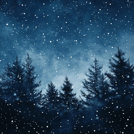 This soft, gentle instrumental piece evokes the peacefulness of a snowy christmas eve, with delicate melodies that conjure images of quietly falling snowflakes and a world wrapped in serene silence. Composed to soothe the listener into a state of tranquil contemplation, the music wraps around you like a warm, comforting blanket on a quiet, holy night.