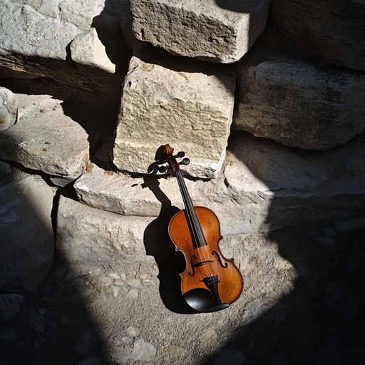 This alternative version stretches the usage of violin's range, intertwining with light wind chimes to heighten the mystery of its melody. As shadows lengthen and whispers grow clearer, the musical journey takes the listener through a winding path of both heightened awareness and serene isolation amidst natural beauty, deepening the connection between listener and the enigmatic forces at play.