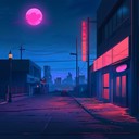 an upbeat electronic dance track for late night clubbing