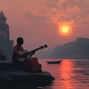 melodies evoking reverence for the sacred ganges river.