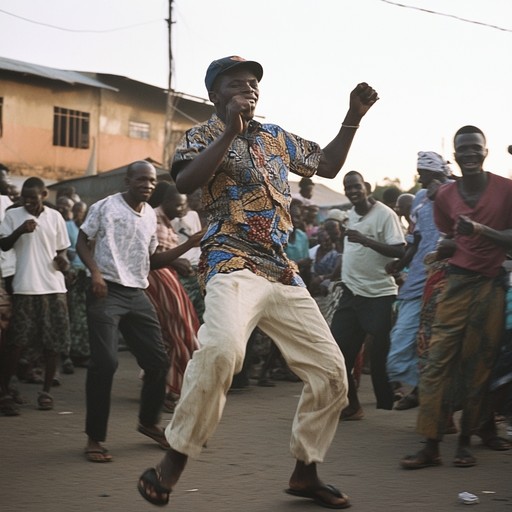 This track pulsates with vibrant afrobeat rhythms, capturing the essence of a lively and passionate afternoon dance. The syncopated beats and dynamic grooves create an infectious energy that invites listeners to move and celebrate. Layered percussion and driving basslines intertwine with melodic brass and guitars, painting a vivid picture of joyous and spirited movement. Perfect for evoking a sense of celebration and exuberance. This track pulsates with vibrant afrobeat rhythms, capturing the essence of a lively and passionate afternoon dance. The syncopated beats and dynamic grooves create an infectious energy that invites listeners to move and celebrate. Layered percussion and driving basslines intertwine with melodic brass and guitars, painting a vivid picture of joyous and spirited movement. Perfect for evoking a sense of celebration and exuberance.