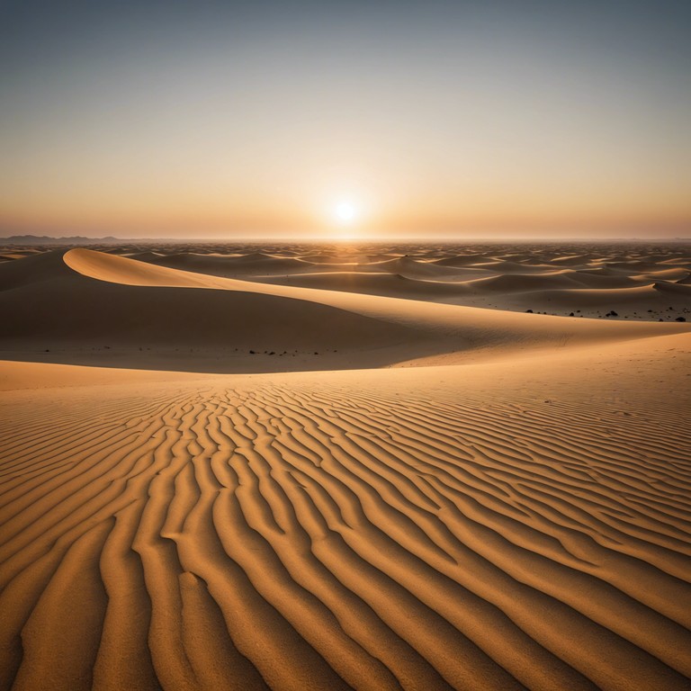 This track portrays the exhilaration of watching a sunrise over the sahara, using rhythmic patterns reminiscent of the lively, bustling life found in the desert. With each beat, the song conjures images of awakening and the vibrant energy of a new day.