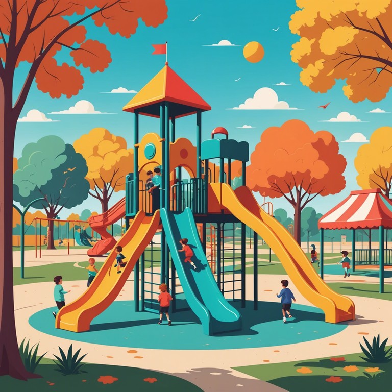 This instrumental groove captures the uplifting atmosphere of a sunny day spent at a play park, featuring rhythmic beats and lighthearted melodies that evoke children's laughter and games. Ideal for setting a joyful, energetic vibe.