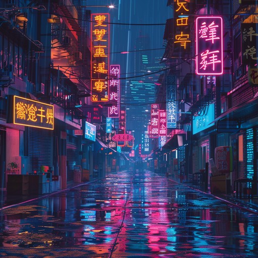 Imagine the busy nocturnal streets of a glowing metropolis, where every corner echoes with the beat of urban life. The music captures the essence of night-driven energy with a fusion of smooth synth textures and compelling rhythm, reflecting the hustle and continual motion of the city.