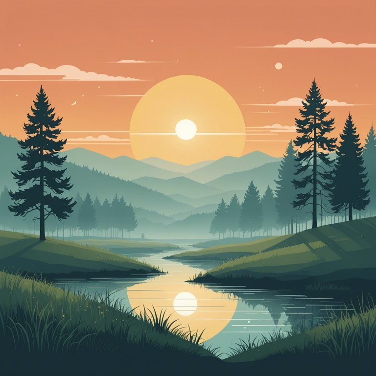 This composition features a deeply emotional journey, characterized by a blend of soft jazz and rustic folk elements, creating a soundscape that feels like a reflective morning in a serene, mist covered landscape. The acoustic guitar leads with gentle, expressive melodies that invite the listener into a world of introspection and quiet beauty.