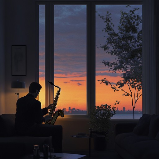 This track combines the smooth, velvety sounds of the saxophone with ambient textures, providing a passionate yet serene backdrop perfect for evening relaxation, capturing the beauty and warmth of twilight