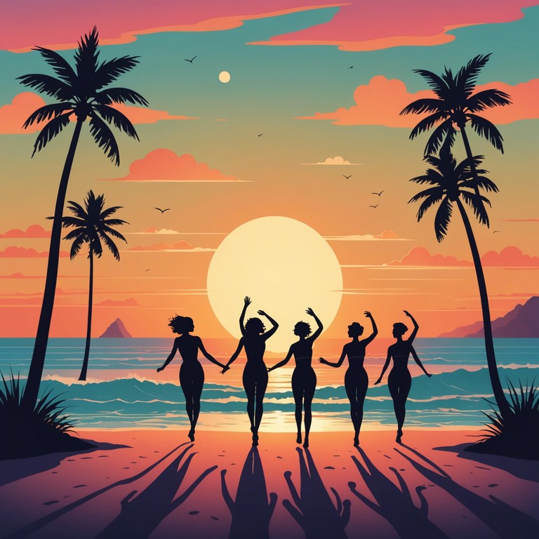 Crafted for scenes of laughter and dance at a beach party, this version slightly intensifies the rumba rhythms to make it impossible not to smile. It's the musical essence of a perfect evening where everyone feels alive and in the moment.