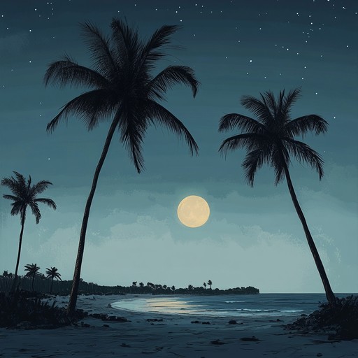 Imagine a slow, romantic dance beneath a moonlit tropical sky, palm trees swaying gently in the warm breeze. This instrumental track uses traditional mambo rhythms softened by gentle melodies, transporting listeners to a serene, sun drenched paradise.