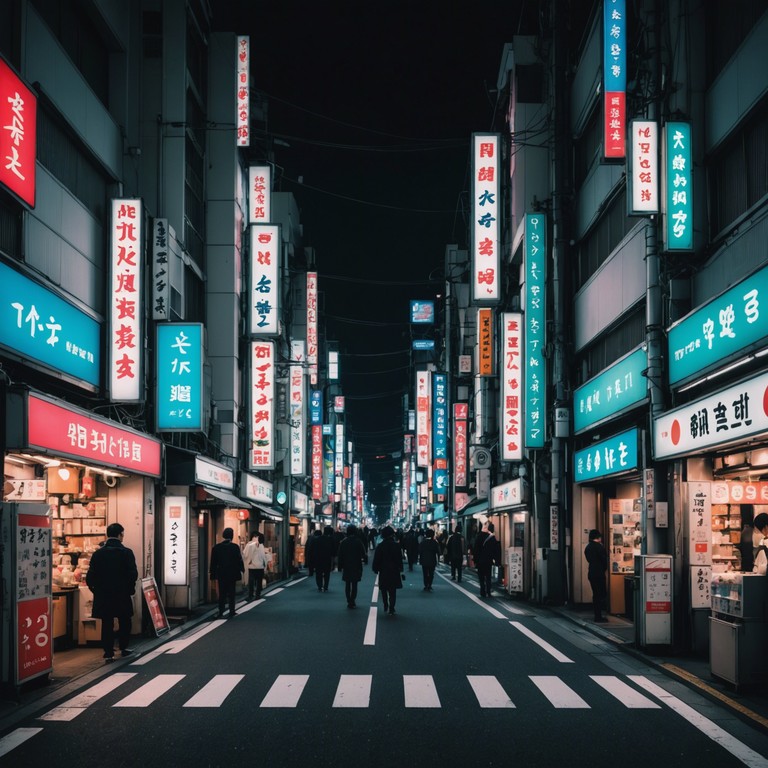 Imagine drifting through tokyo at midnight, the city alive with its neon pulse, as ethereal, airy tunes meld with soft electronic beats, crafting a dreamscape of sound that feels both endless and intimate. Ethereal sounds echo the bustling yet strangely serene streets, capturing a blend of tradition and futurism.