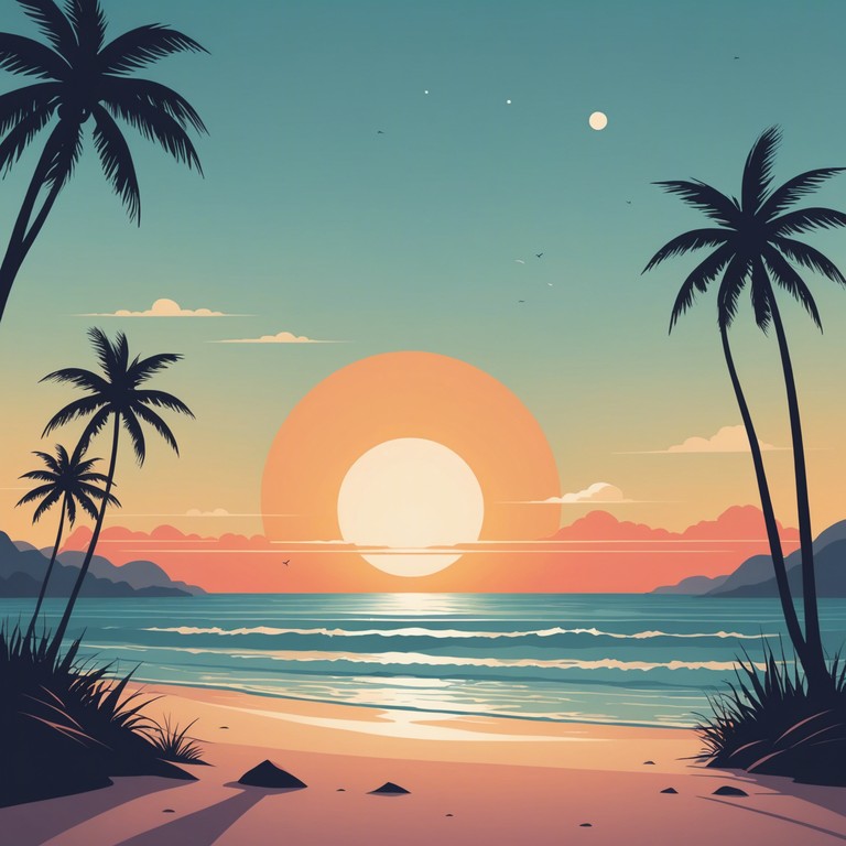 This track invokes the serene feeling of a sunset, with layered drum patterns and smooth deep bass that create a calming yet engaging soundscape, perfect for evening relaxation or concentrate work.