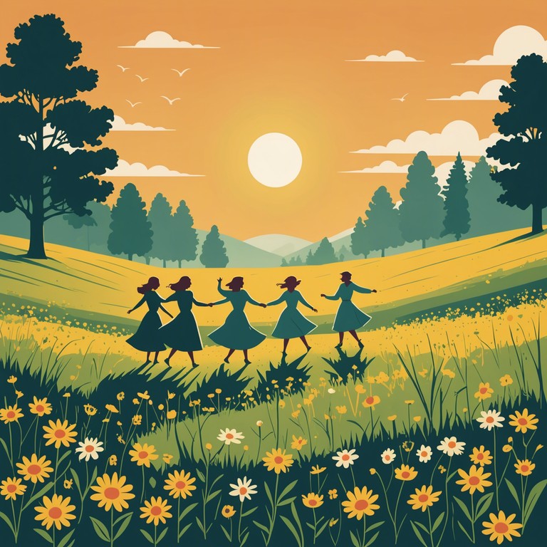 Set in a vibrant, sunlit meadow, this instrumental bluegrass tune features fast paced string rhythms and harmonious melodies that evoke a sense of freedom and joy. Perfect for a lively, rural americana feel, the song cascades like a clear mountain stream, inspiring images of traditional dance and timeless landscapes.