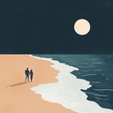 heartwarming bossa nova instrumental evoking peaceful evening strolls together.