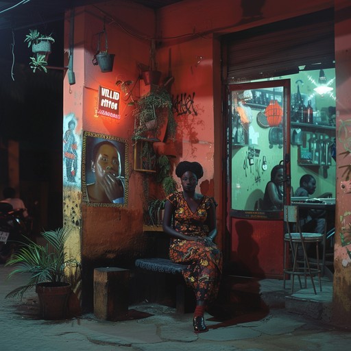 A lively, pulsating afrobeat instrumental that captures the vibrant energy and spirit of a bustling lagos street party late into the night. Infectious polyrhythmic grooves, brassy horn stabs, and celebratory call-and-response vocals create an irresistible atmosphere of joy and revelry.