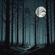 eerie exploration in enchanted woods