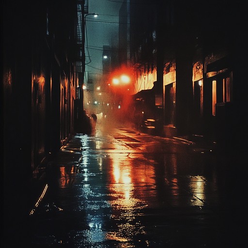 An instrumental rock piece dominated by somber, melancholic guitar melodies interwoven with subtle bass lines and drum patterns to create a brooding sonic landscape. The distorted tones of the electric guitar evoke a sense of desolation and introspection, mirroring the feeling of a stormy night. Climactic sections add to the intensity, making it an ideal soundtrack for emotional reflection