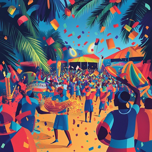 A lively and energetic instrumental piece that brings to life the pulsating rhythms and joyful melodies of a carnival festival. Combining traditional samba beats with vibrant steelpan sounds, this track evokes the excitement and unity found in carnival festivities around the world.