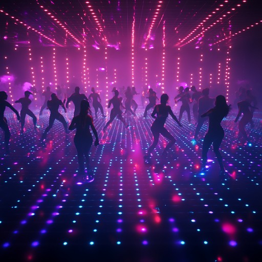 An energetic mix pulsating with vibrant synthesizers, funky bass lines, and eclectic beats. Capturing the essence of late '80s disco culture infused with modern electronic elements, this instrumental track transports listeners to a dazzling neon lit dance floor, making it an ideal backdrop for high energy, fun filled moments.