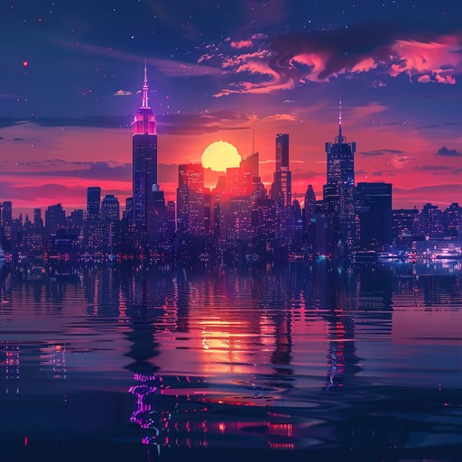 A captivating synthwave track that perfectly captures the smooth, nostalgic essence of a summer evening, blending dreamy synth melodies with atmospheric pads to create an irresistible, feel good vibe. Perfect for relaxing or reminiscing under the neon glow of a city at dusk.