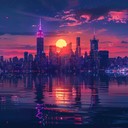 captivating synthwave with smooth, nostalgic summer night vibes