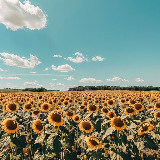 An exciting and uplifting instrumental track with shimmering guitars and a driving beat, capturing the essence of a sunny day spent wandering through endless sunflower fields. Perfect for invoking feelings of joy, freedom, and adventure.