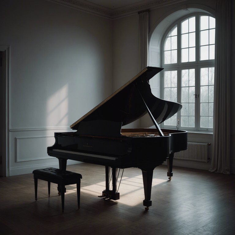 Gentle melodies weave through the calm murmur of a dusky evening, creating a tranquil ambiance. This piece invites listeners to relax as delicate piano tones blend seamlessly with the soft crackle of a distant fire. The setting sun casts a warm glow that dances across the keys, enhancing the soft, soothing tones that promise a peaceful night.