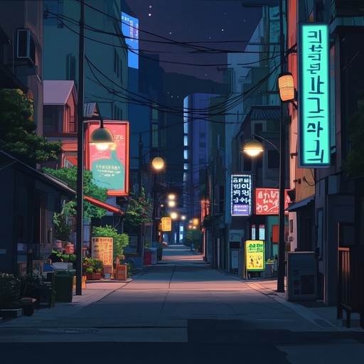 A captivating instrumental k pop piece that combines smooth rhythms with a modern urban soundscape, evoking the feeling of strolling through city streets at night.