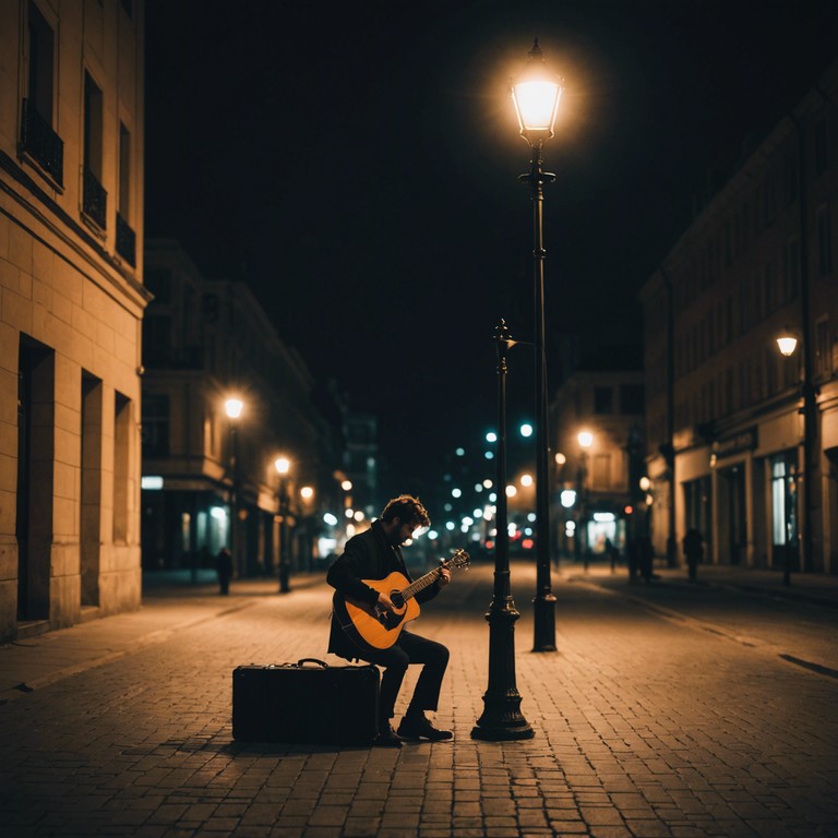 This track is an auditory journey through the heart of a sleeping city, weaving the contrasting elements of sharp punk dynamics with the smooth, deep undertones of soul. The electric play of the guitar mirrors the flickering streetlights and the distant echoes of night time revelries, creating a sense of intimacy amidst the vastness of the urban landscape.