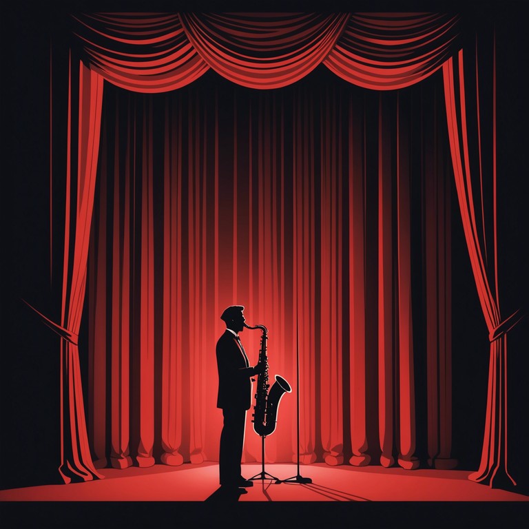 This track embodies a late night cabaret vibe, where sensual rhythms blend perfectly with a theatrical flair, creating a mesmerizing and intimate musical journey. The use of the saxophone adds a layer of deep, emotional resonance that engulfs the listener in a world of sophisticated charm and subtle seduction.