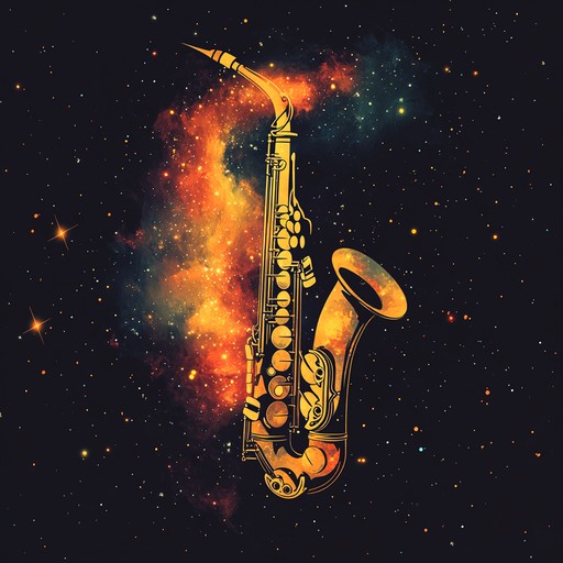 An instrumental track that fuses smooth jazz melodies with ambient electronic soundscapes, creating a dreamy and transcendent musical experience inspired by starlit nights and cosmic journeys.