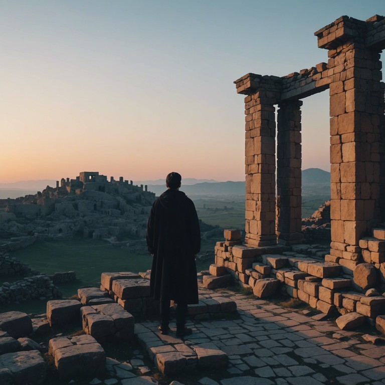 Inspired by the ancient trade routes that crisscrossed deserts, this music uses the resonant sounds of the oud to evoke a sense of peace and enduring spirit as old as the sands themselves.