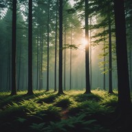 acoustic guitar soothes in a natural setting