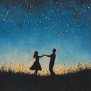 a calming waltz portraying a tranquil evening under stars.