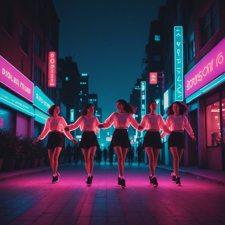 Imagine dancing through the neon lit streets of lagos, where each step syncs with pulsating electro swing grooves. This alternative version emphasizes the urban nightlife's dynamic energy, blended with the traditional beats of afrobeat, offering a distinct auditory experience.