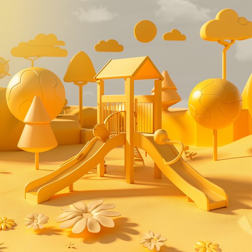 A soft lullaby-like melody graced with a playful rhythm and simple harmonics, creating a sunny, peaceful park atmosphere for children. The song invites a sense of joy, calm, and curiosity, ideal for a young listener's morning or playtime.