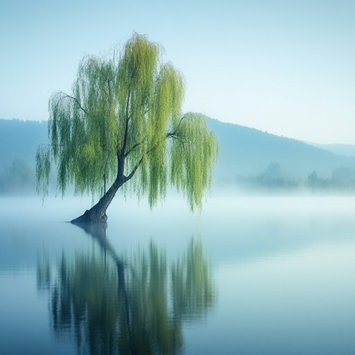 This composition features a soft, whisper like flute melody embodying the elusive and gentle rustles of a willow tree swaying in the early morning mist. The music serves as a peaceful journey into tranquility, inviting listeners to experience a moment of solitude and serene contemplation.