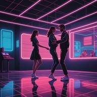 sensual beats under neon lights