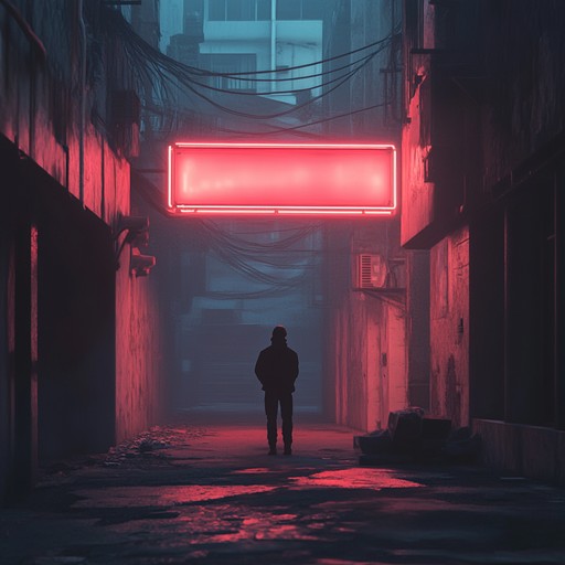 An instrumental chillwave piece featuring edgy synthesizers and atmospheric sounds, creating a nocturnal urban soundscape filled with tension and introspection