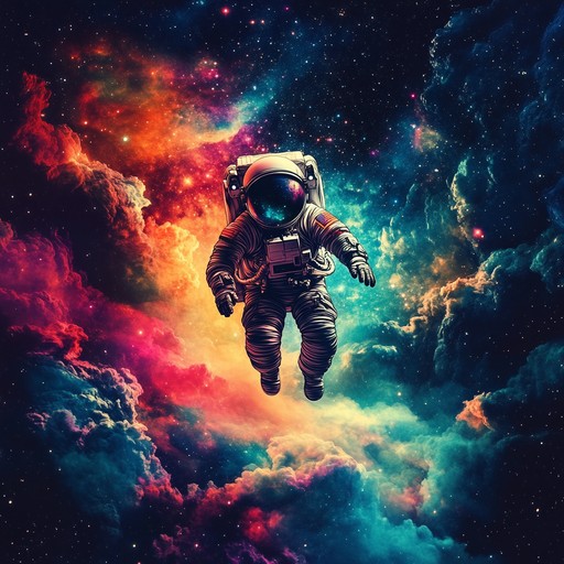 A cinematic instrumental piece that blends atmospheric synths with lush orchestral arrangements to depict a journey through distant galaxies, capturing the wonder and mystery of space.