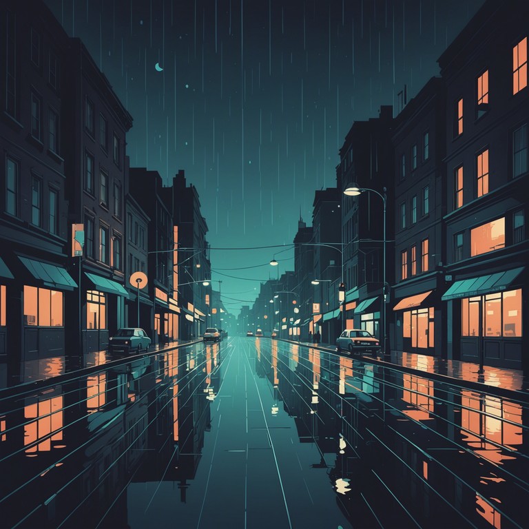 This track encapsulates the profound depth of blues infused with rock elements, portraying a journey of introspection and solitude. Envision a late night drive through rain soaked streets, where each note captures the shimmer of city lights reflecting on wet pavement.