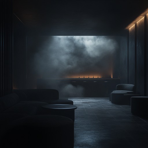Immerse in a dark, smoky lounge where haunting melodies intertwine with enigmatic rhythms, creating a moody ambiance. Perfect for late night musings and mysterious settings.