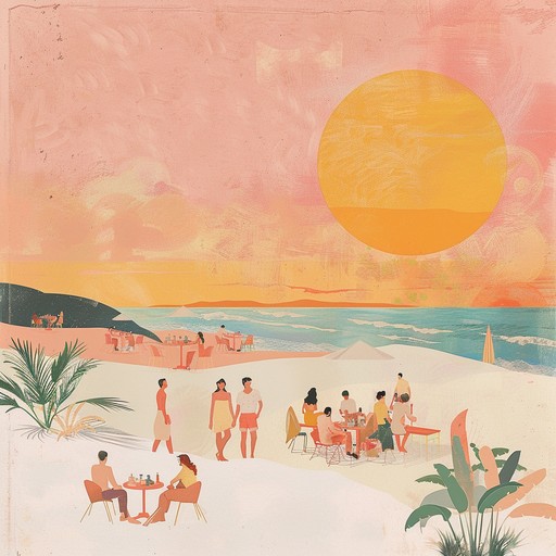 A soothing blend of laid back disco beats and smooth grooves that evoke the essence of warm summer evenings. Let the gentle rhythm and mellow melodies transport you to a sun kissed beachside party, perfect for unwinding and enjoying the moment.